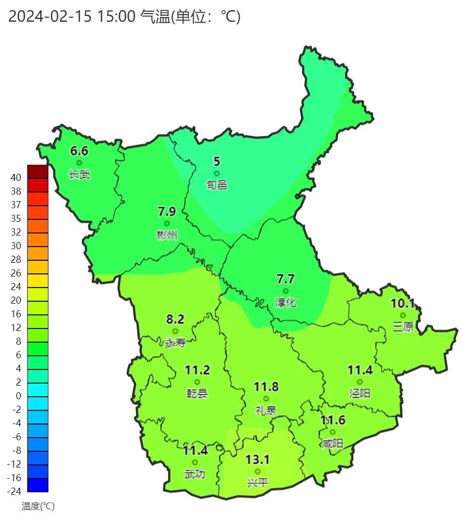 咸阳最新天气预报概览