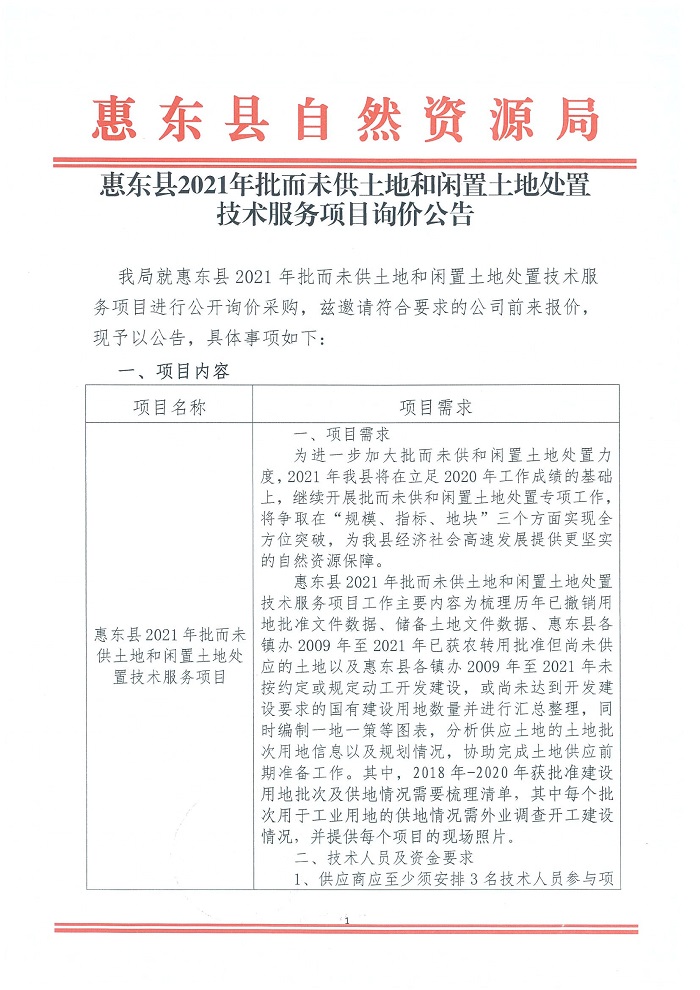 惠东县自然资源和规划局最新招聘概览